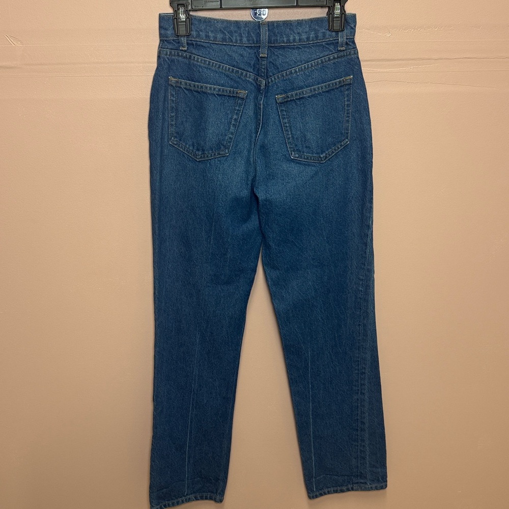 Reformation Cynthia Button Fly High Rise Straight - Picture 4 of 7